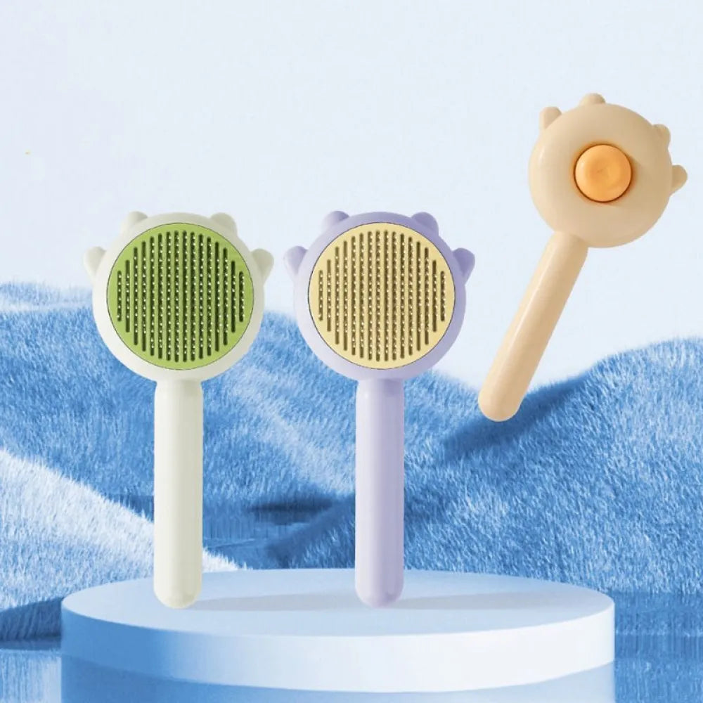 Vibe Geeks Universal Needle Brush Pet De-shedding Massaging Grooming Comb