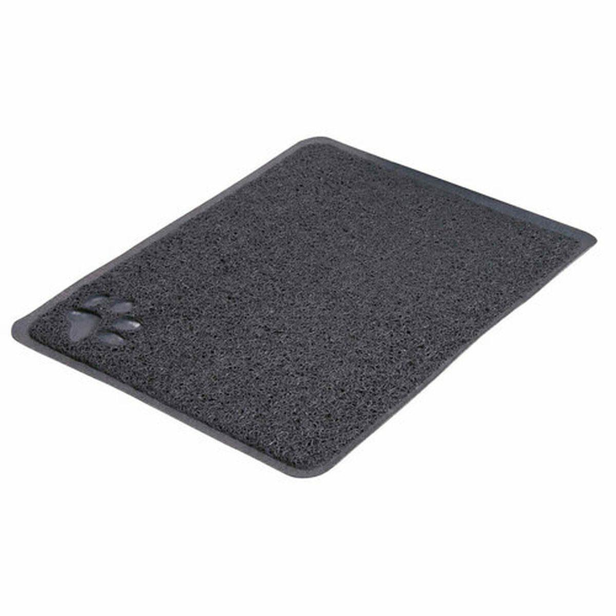 Cat Litter Tray Mat Trixie Anthracite PVC 37 × 45 cm